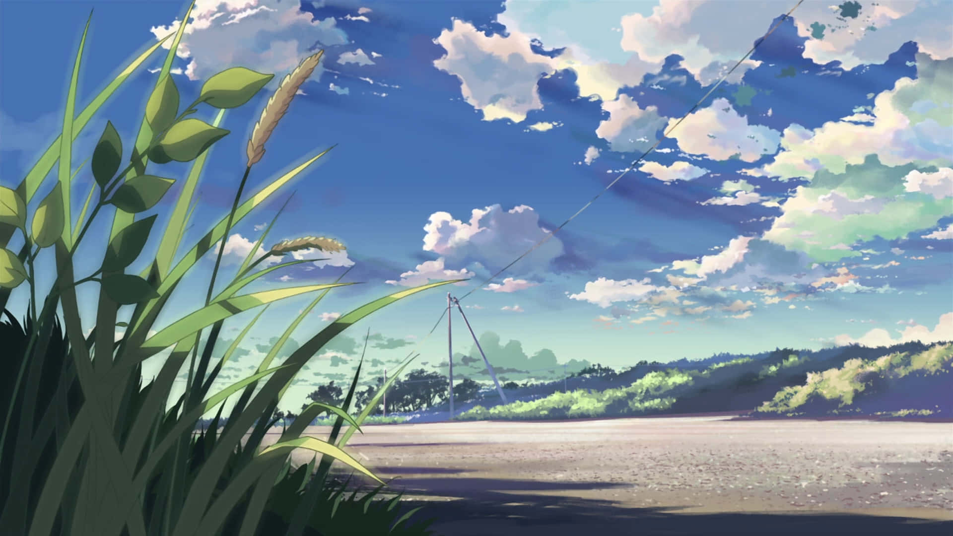 秒速5厘米唯美动漫风景 壁纸