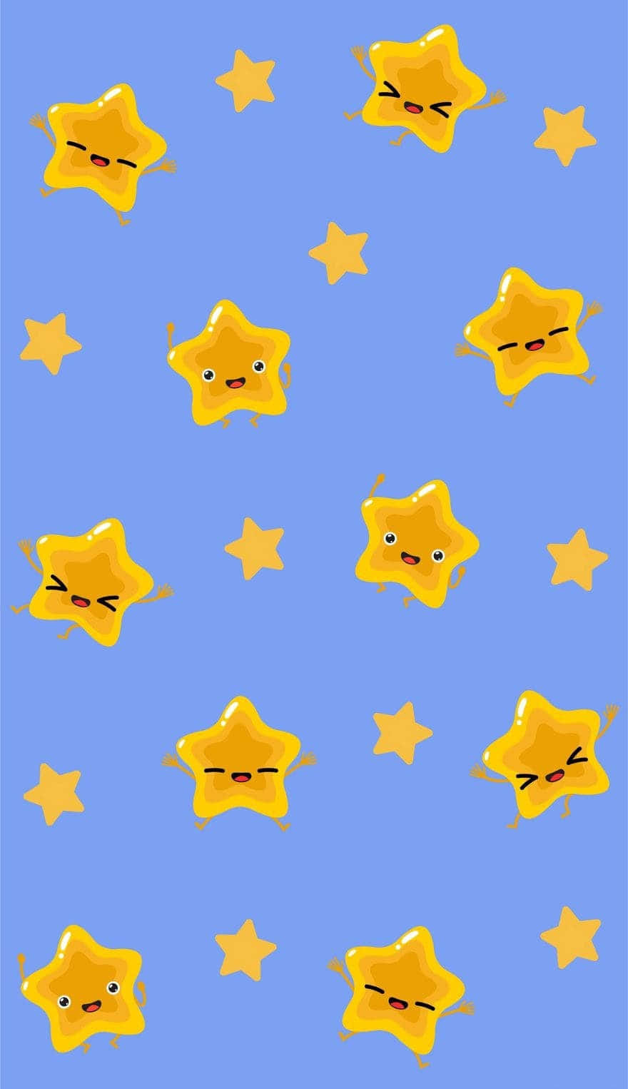 笑脸可爱星星壁纸 壁纸