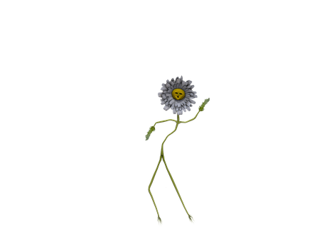 笑脸跳舞雏菊 壁纸