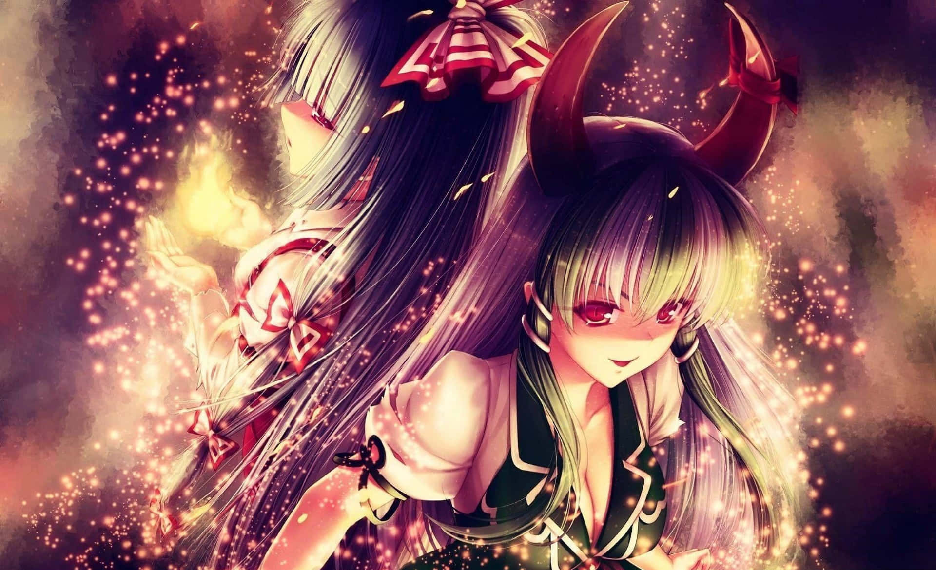 笼罩在阴影中的动漫恶魔，令人不寒而栗 壁纸