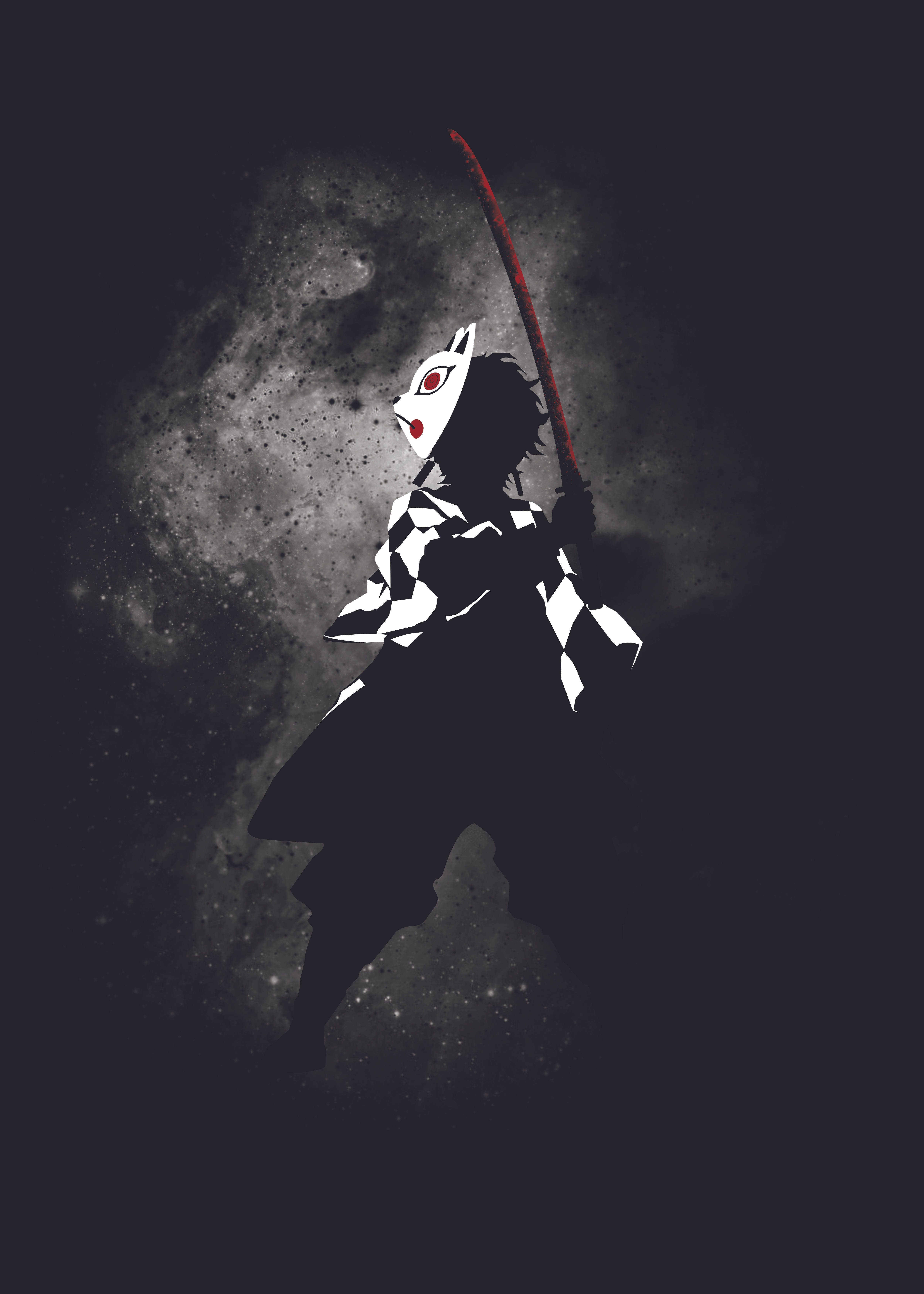 简约炭治郎壁纸 壁纸