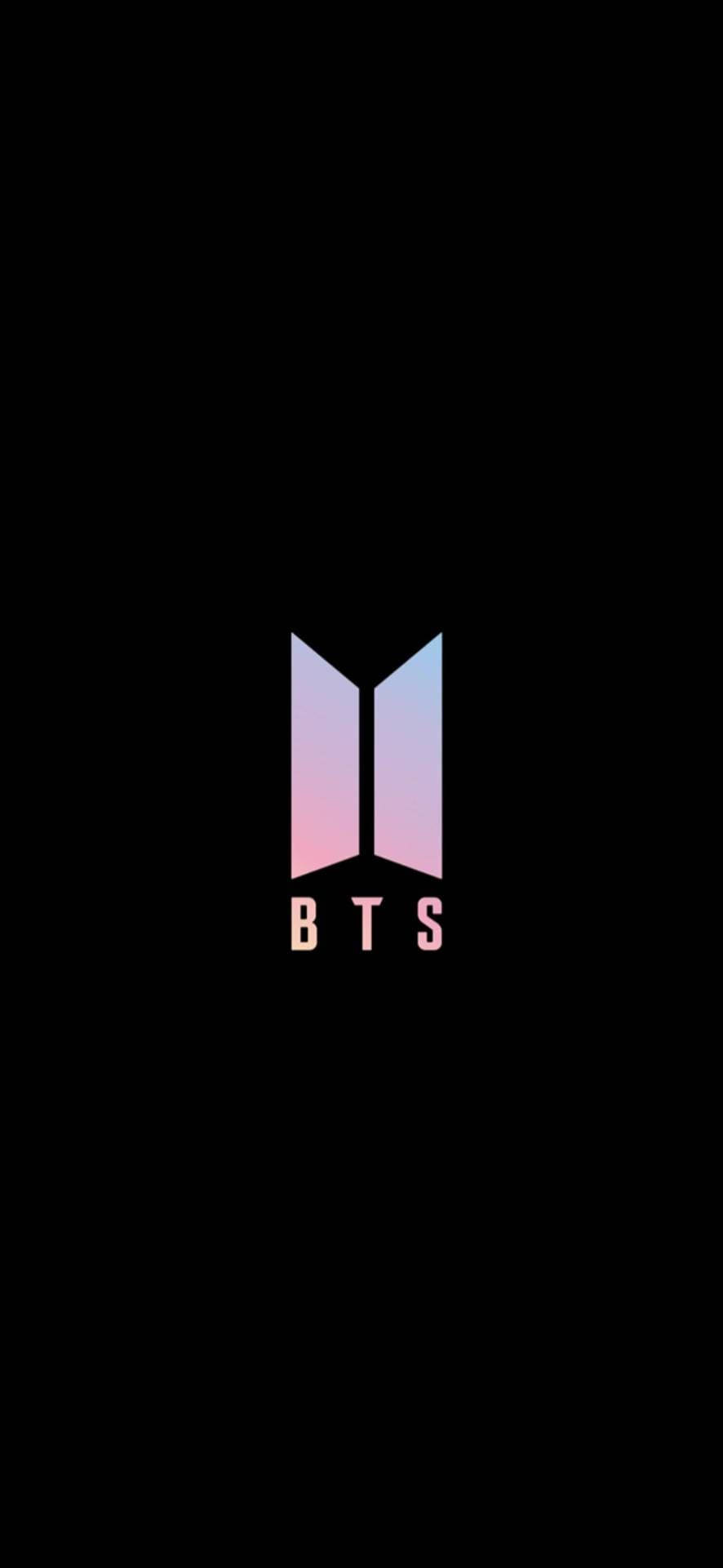 简约粉色BTS标志 壁纸