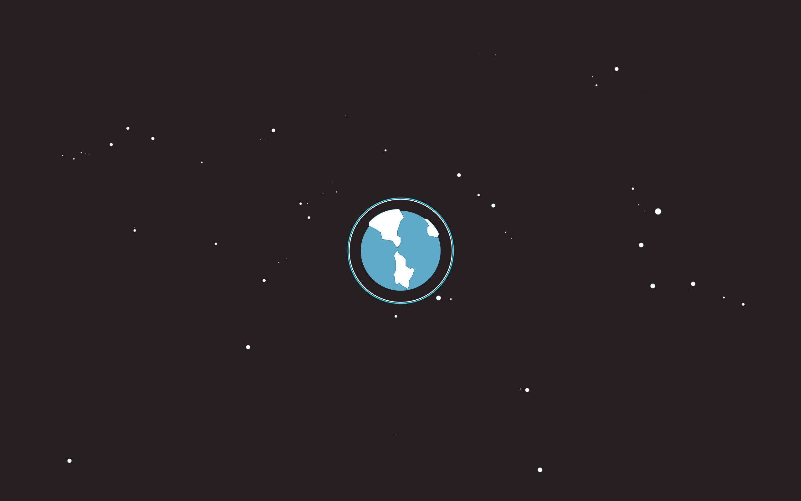 简约美学冰封星球 壁纸