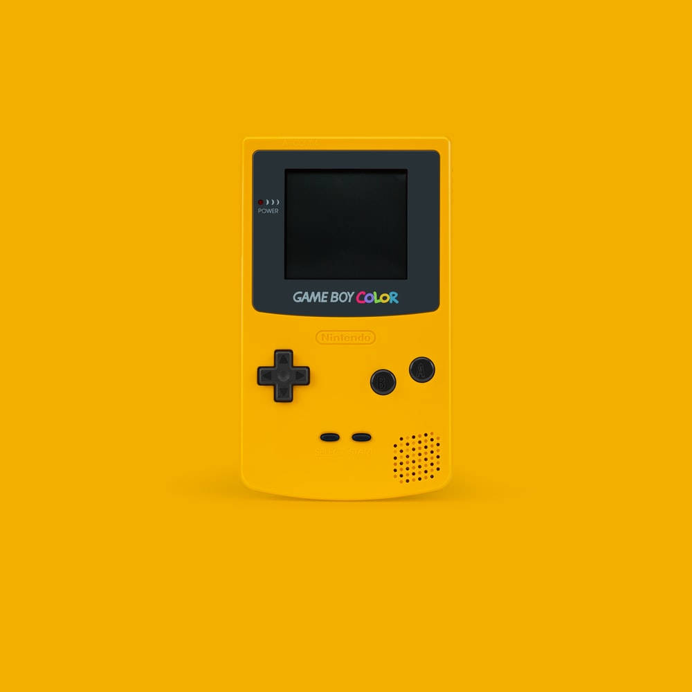 简约黄色Game Boy Color 壁纸