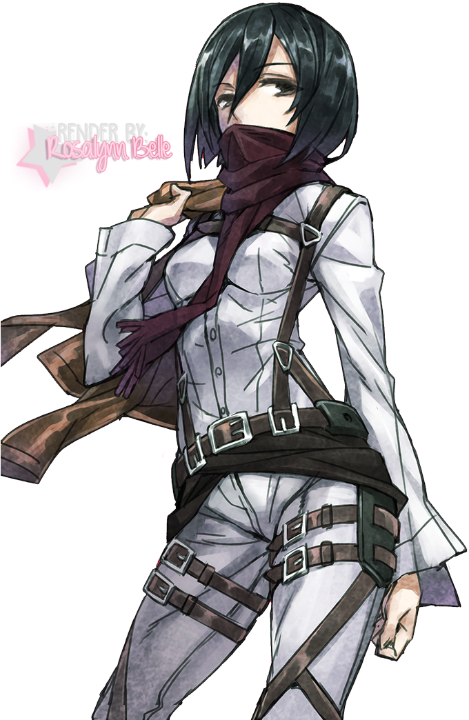 米卡莎·阿卡曼 调查兵团制服 壁纸