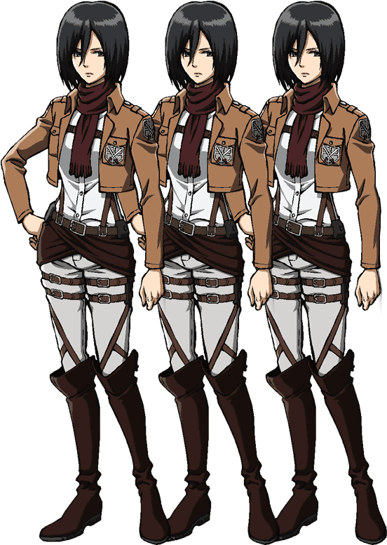 米卡莎·阿卡曼调查兵团制服 壁纸