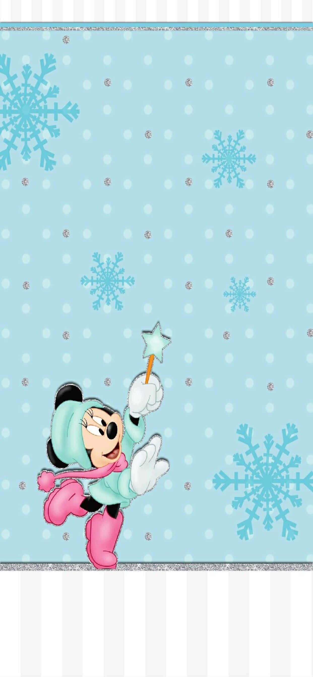 米老鼠雪花壁纸 壁纸