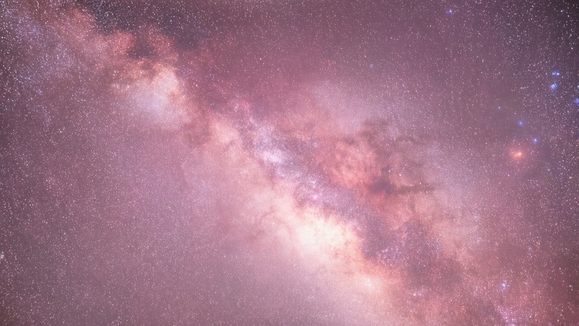 粉彩粉色星系星云 壁纸