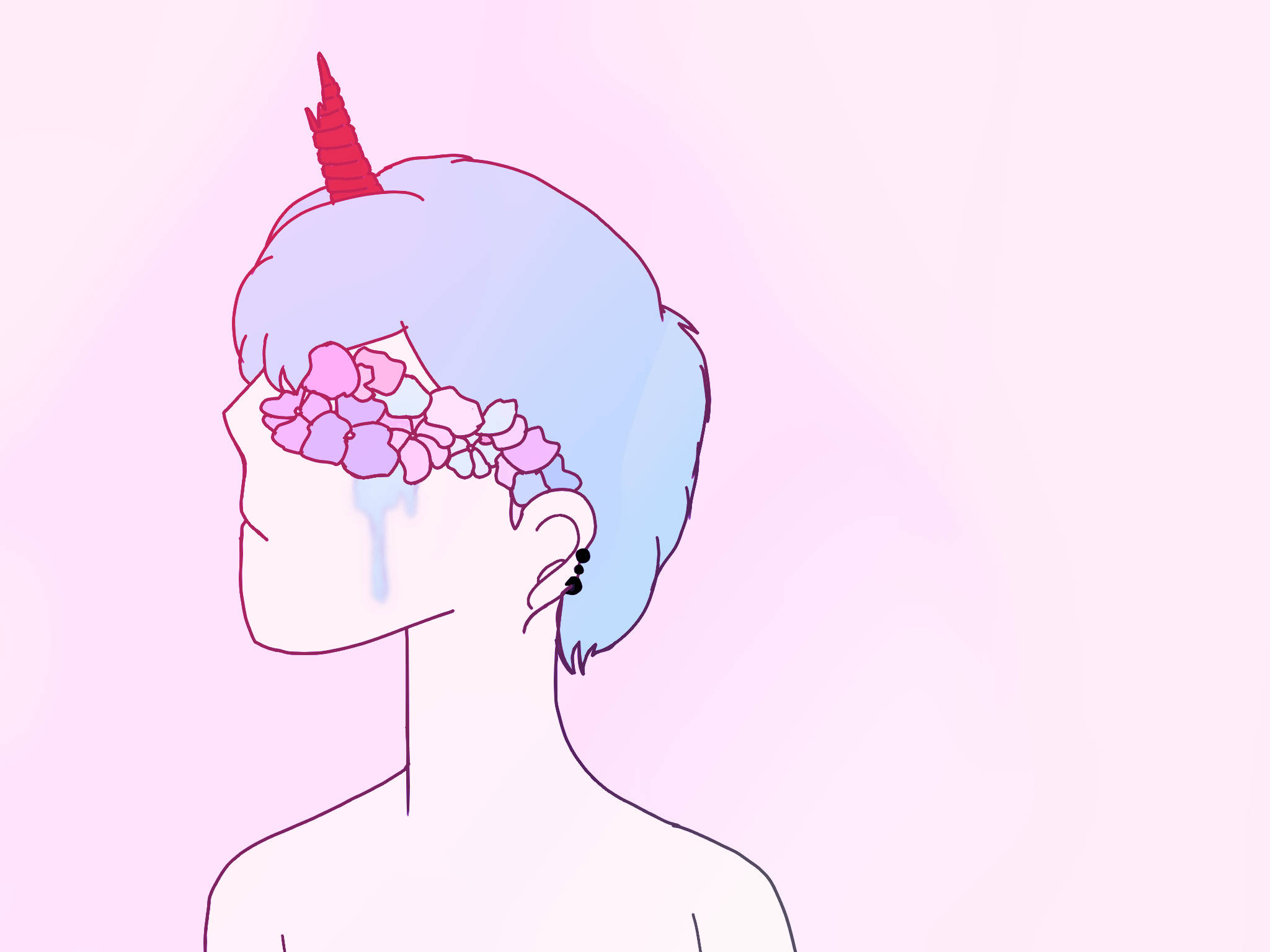 粉彩血腥动漫男孩 壁纸