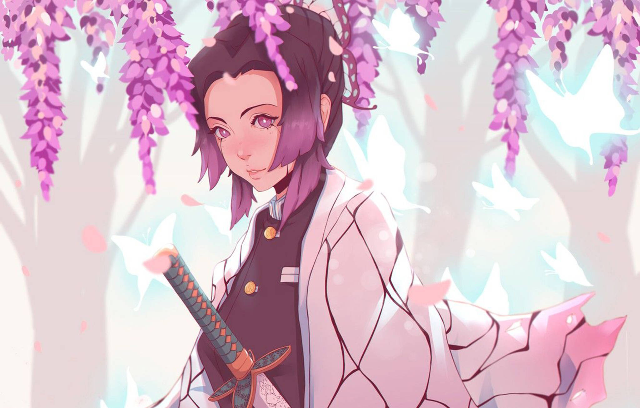 粉色动漫美学·忍 壁纸