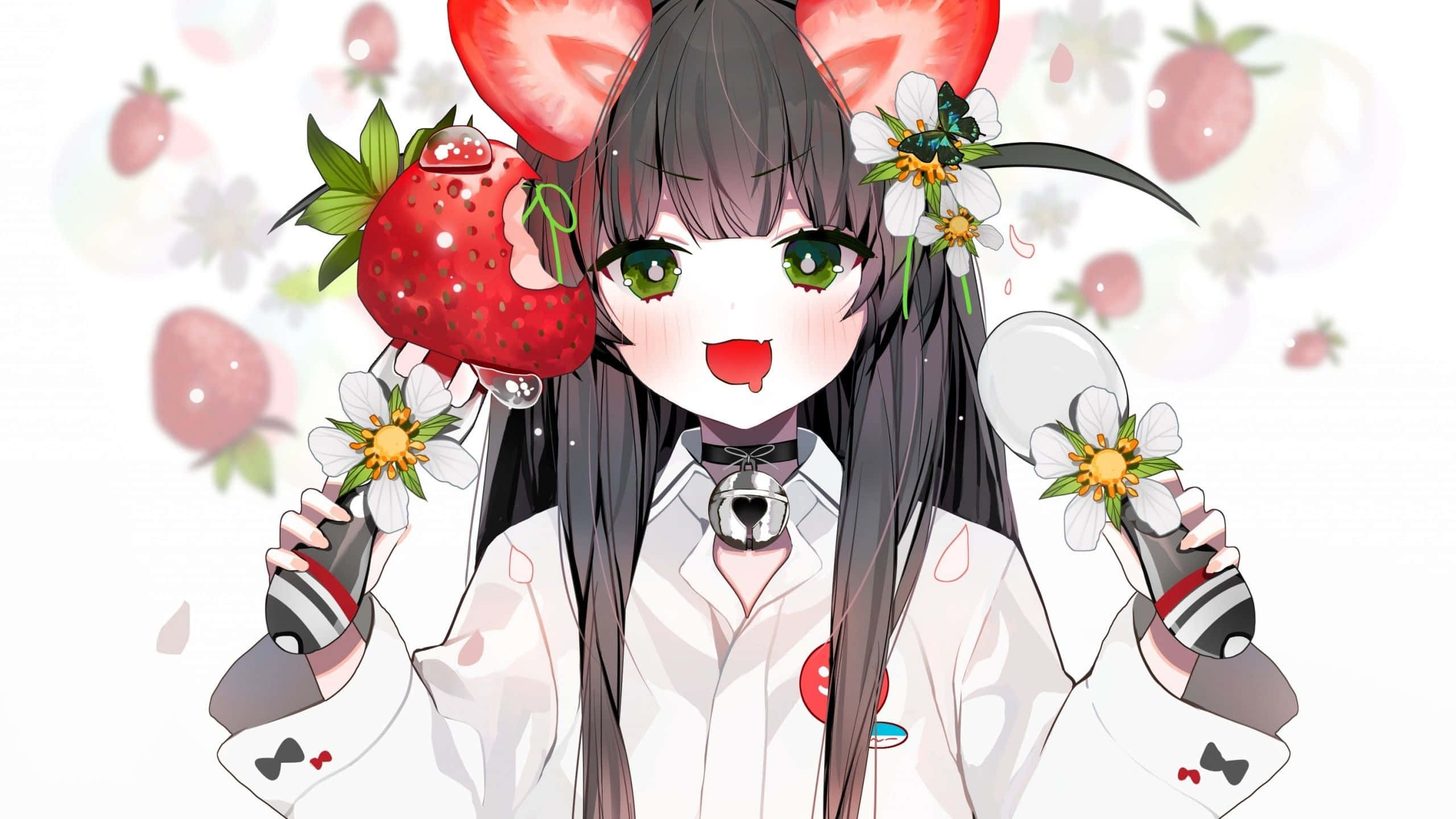 粉色动漫美学图片 壁纸