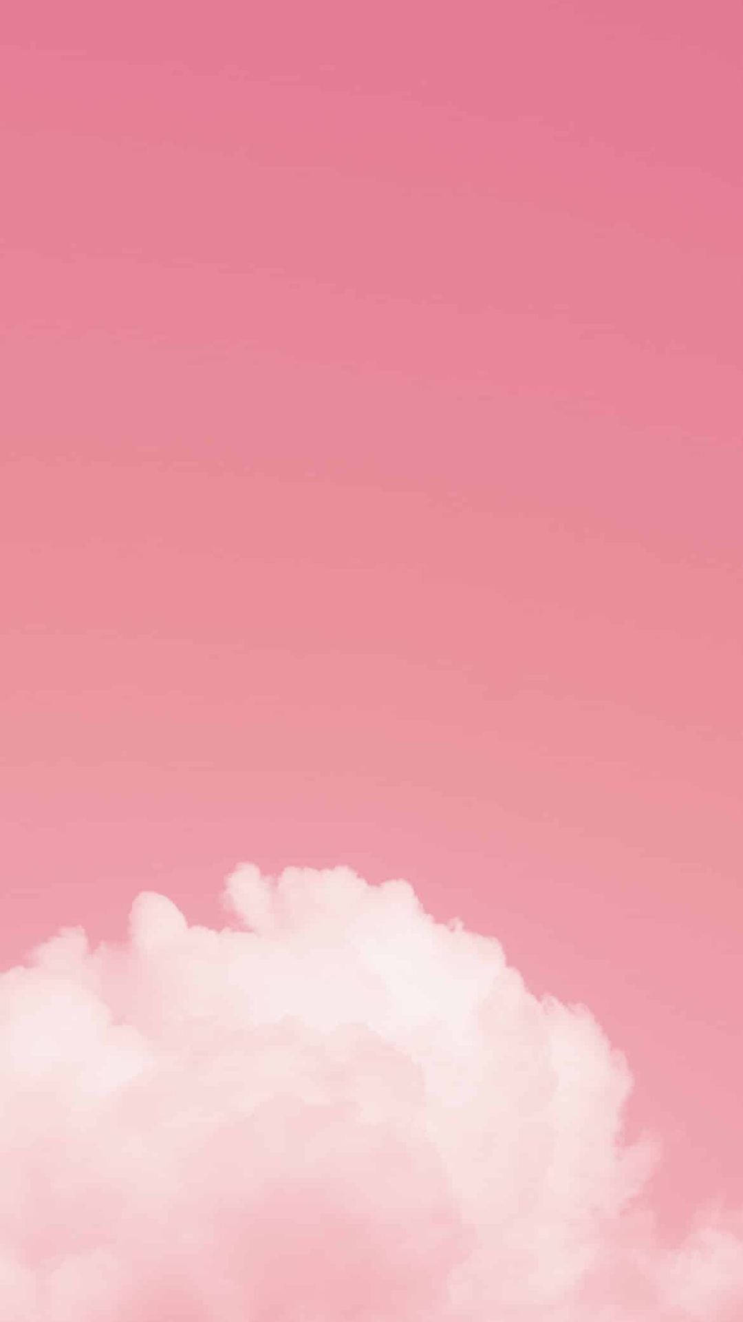 粉色天空与云的美学 壁纸