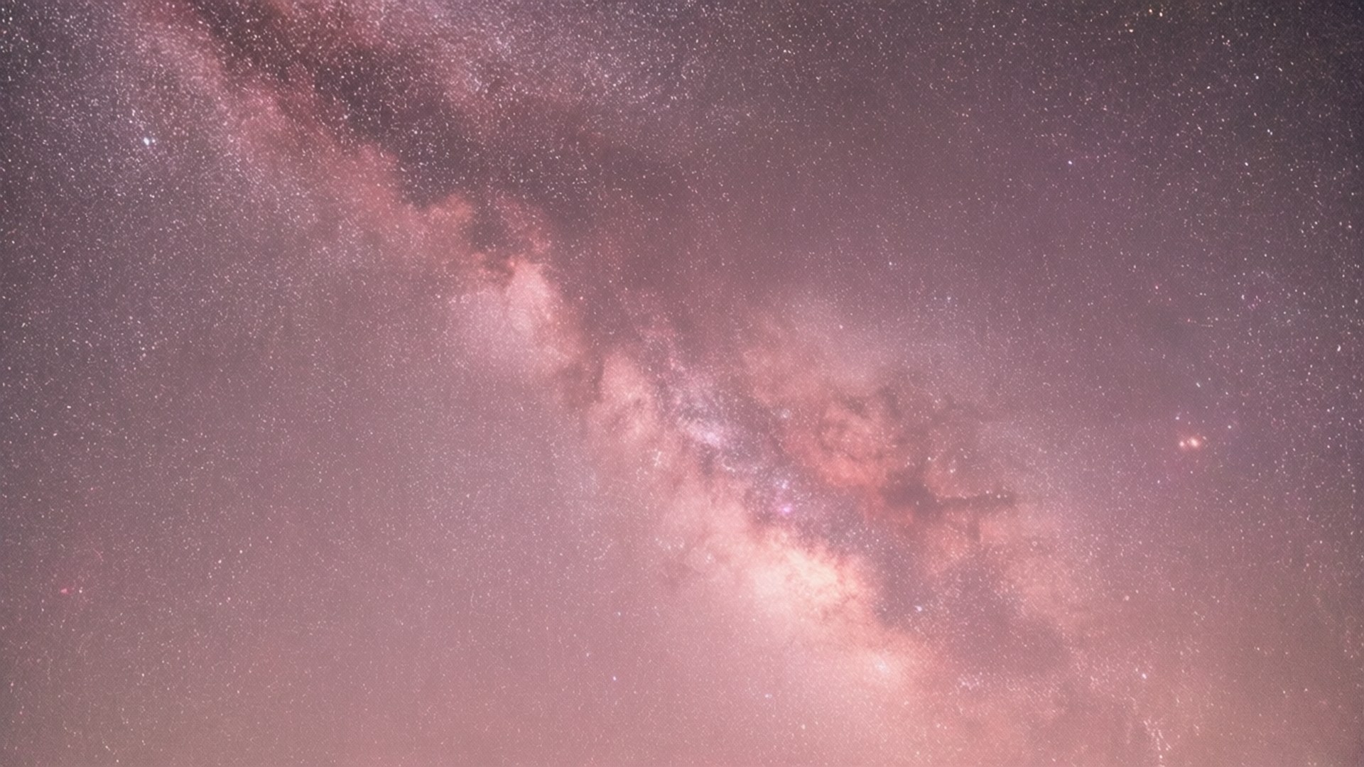 粉色星空之夜 壁纸