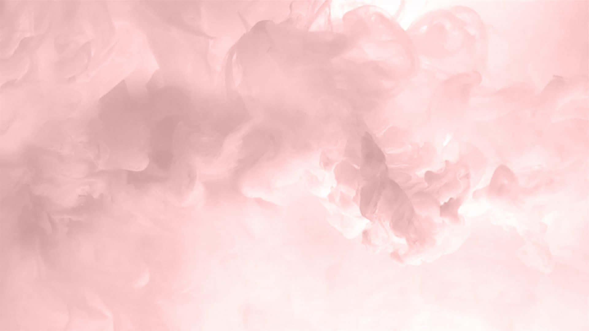 粉色笔记本电脑云朵 壁纸
