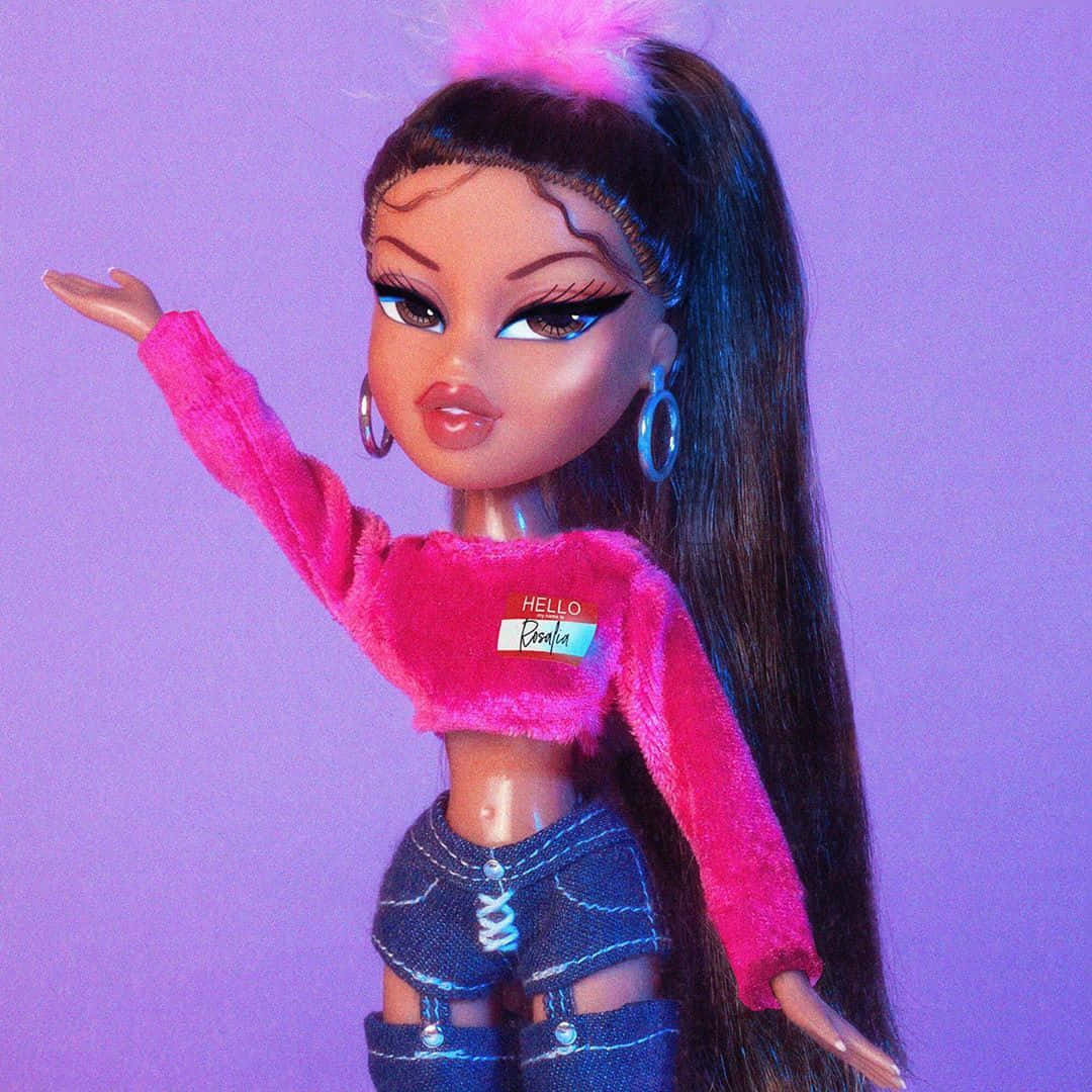 粉色美学 Bratz 娃娃 Sasha 壁纸