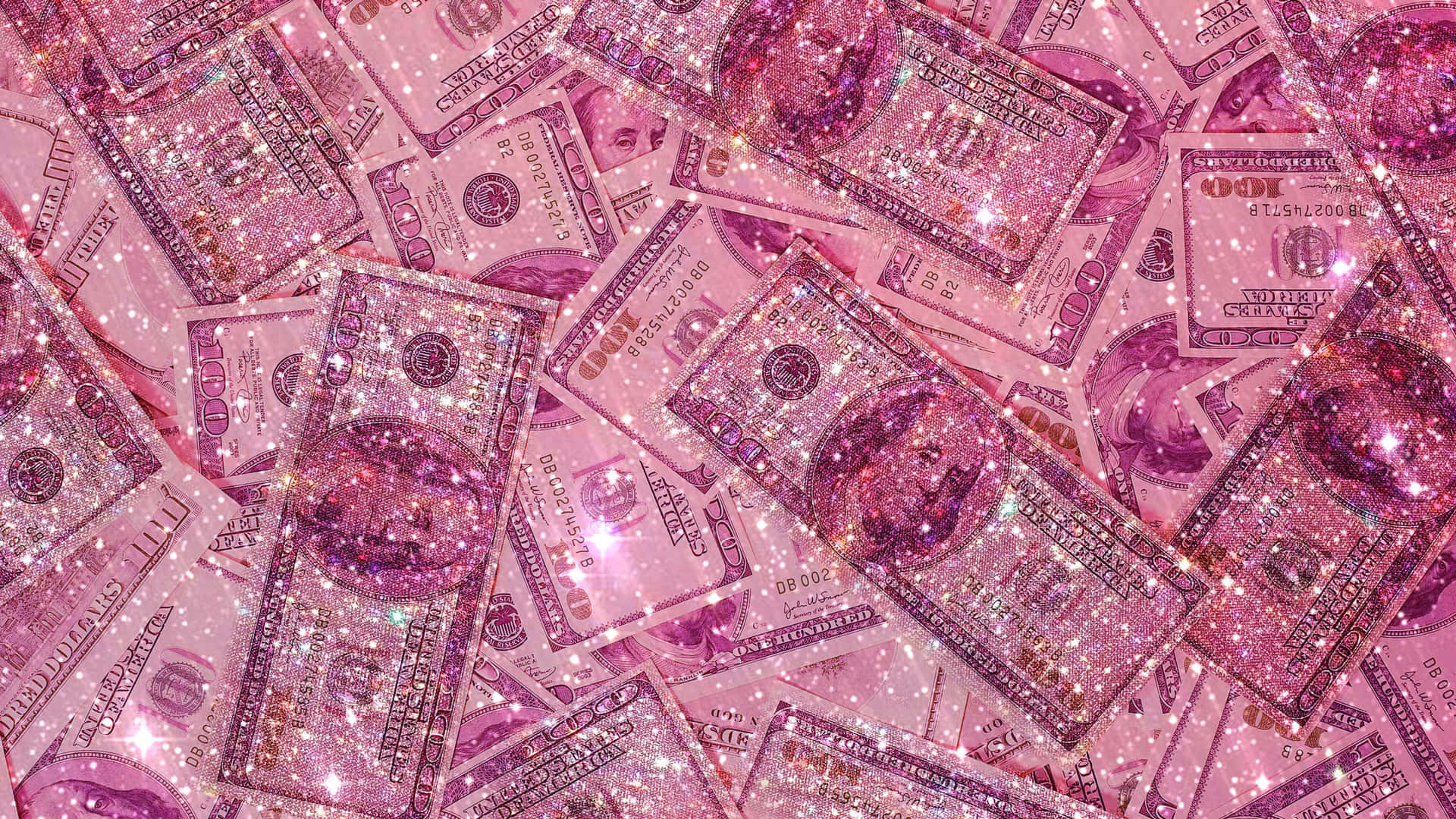 粉色金钱