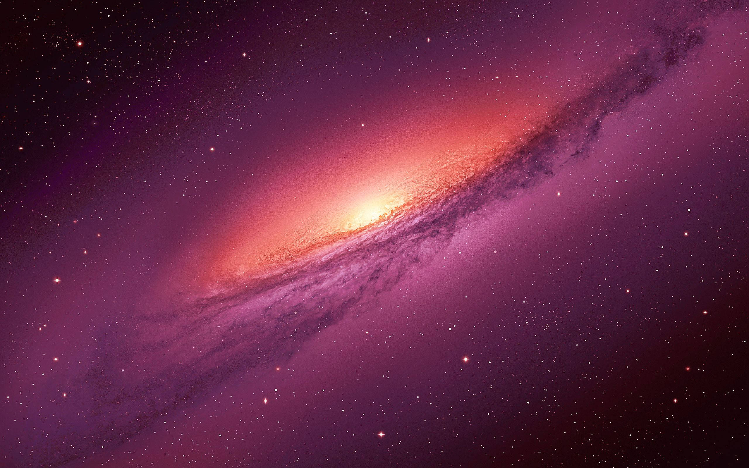 紫色星系太空背景 壁纸