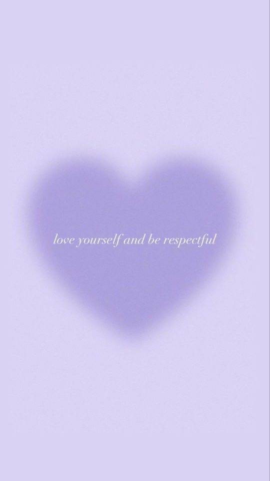 紫色爱心光环美学