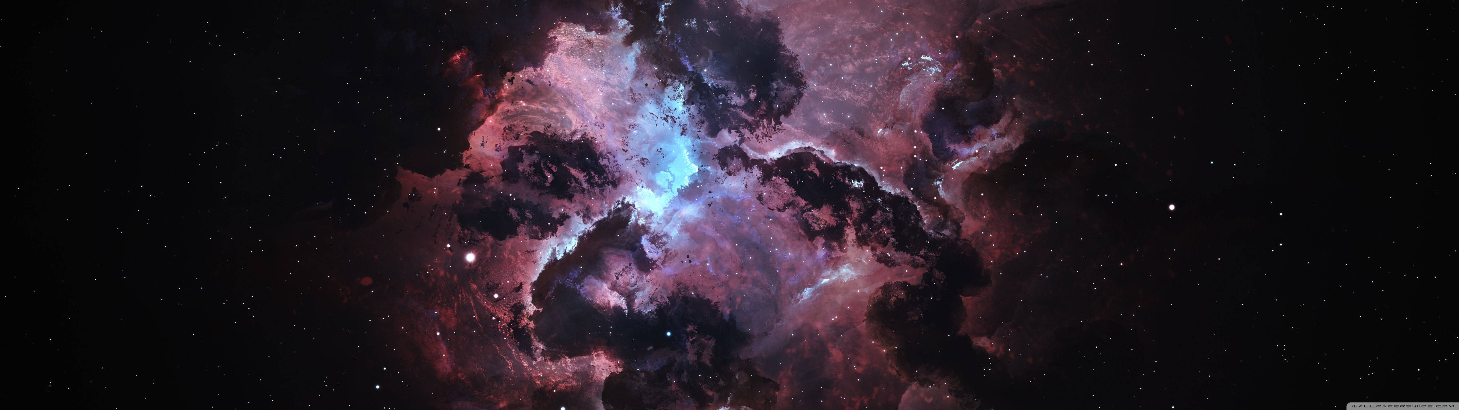 紫色闪耀星系 壁纸