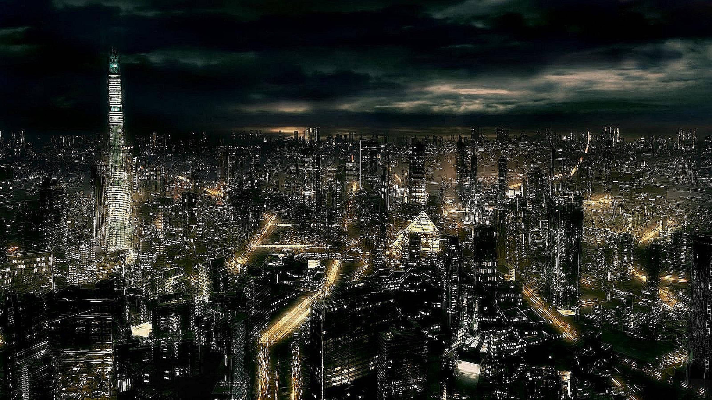 繁忙暗夜都市 壁纸