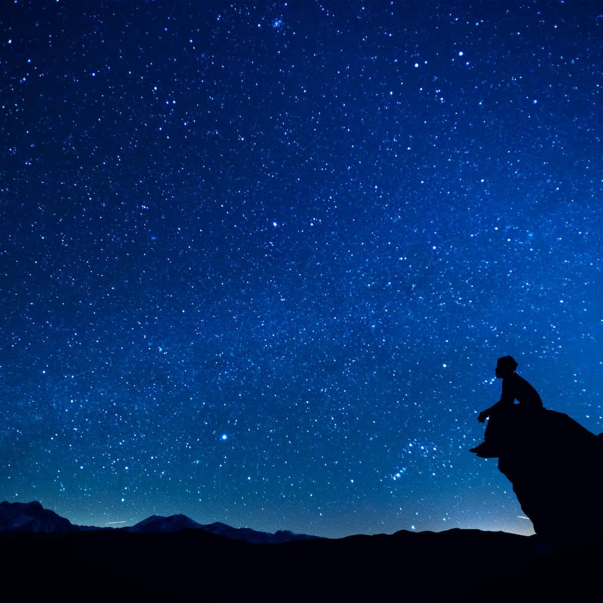 繁星夜空全景 壁纸