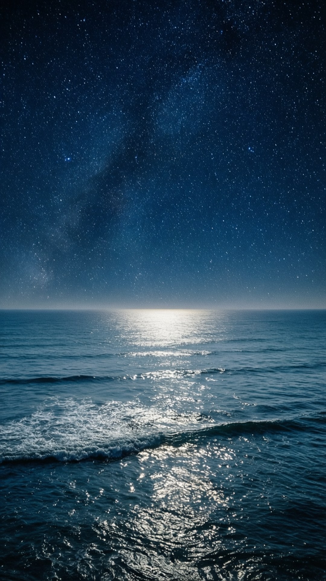 繁星海洋夜空 壁纸