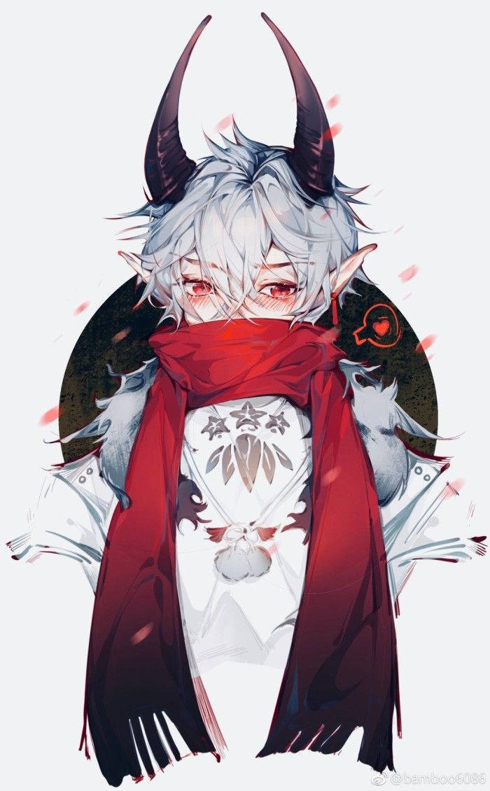红围巾恶魔少年动漫 壁纸