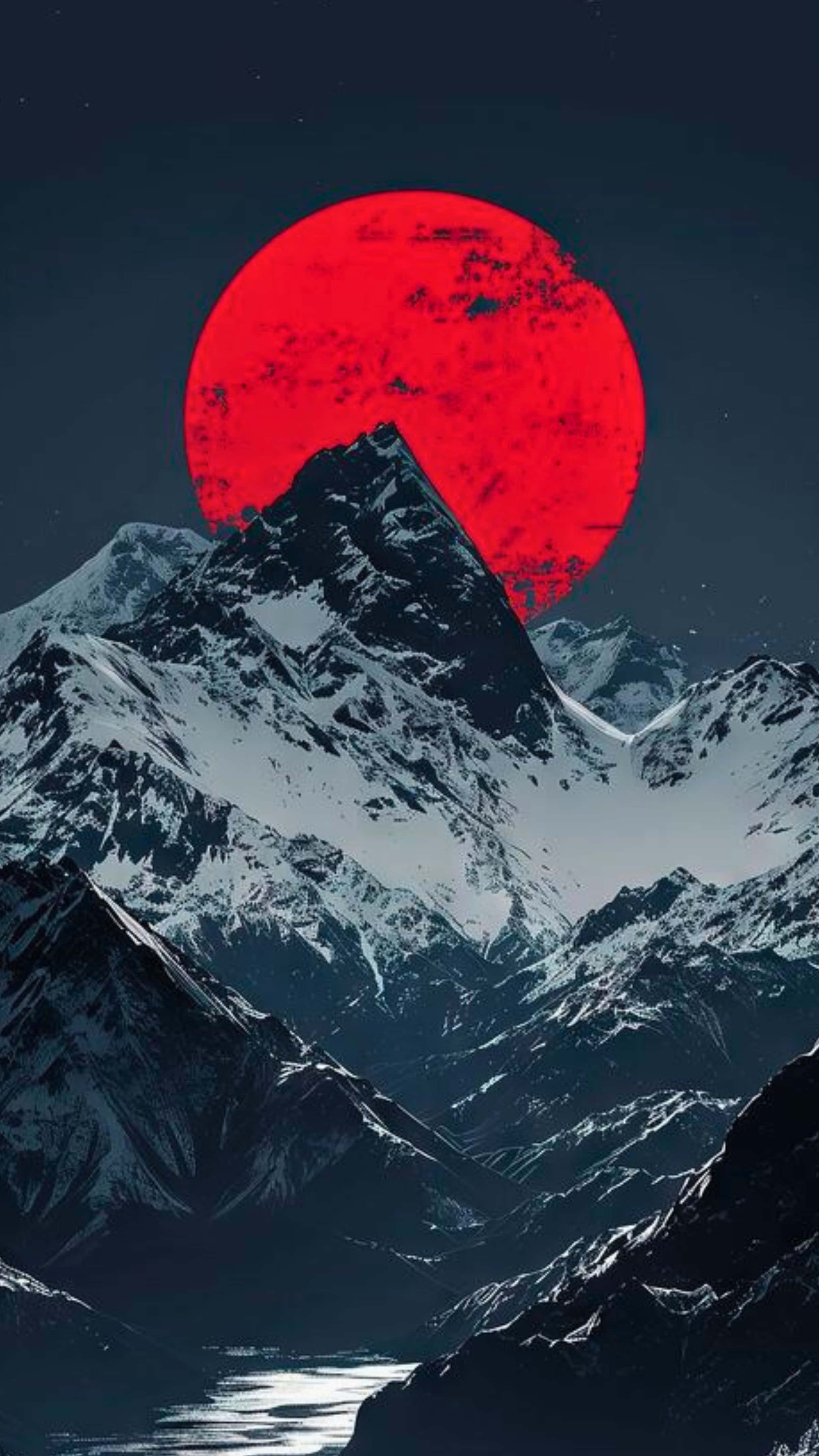 红月 壁纸