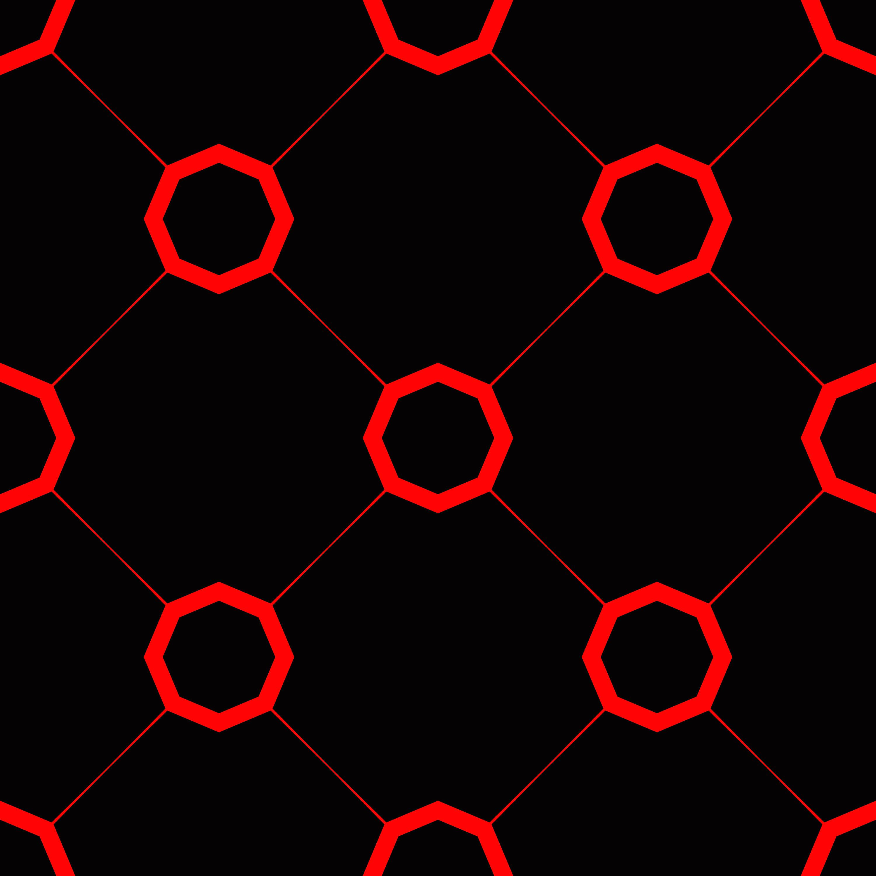 红色圆形蜂巢 壁纸