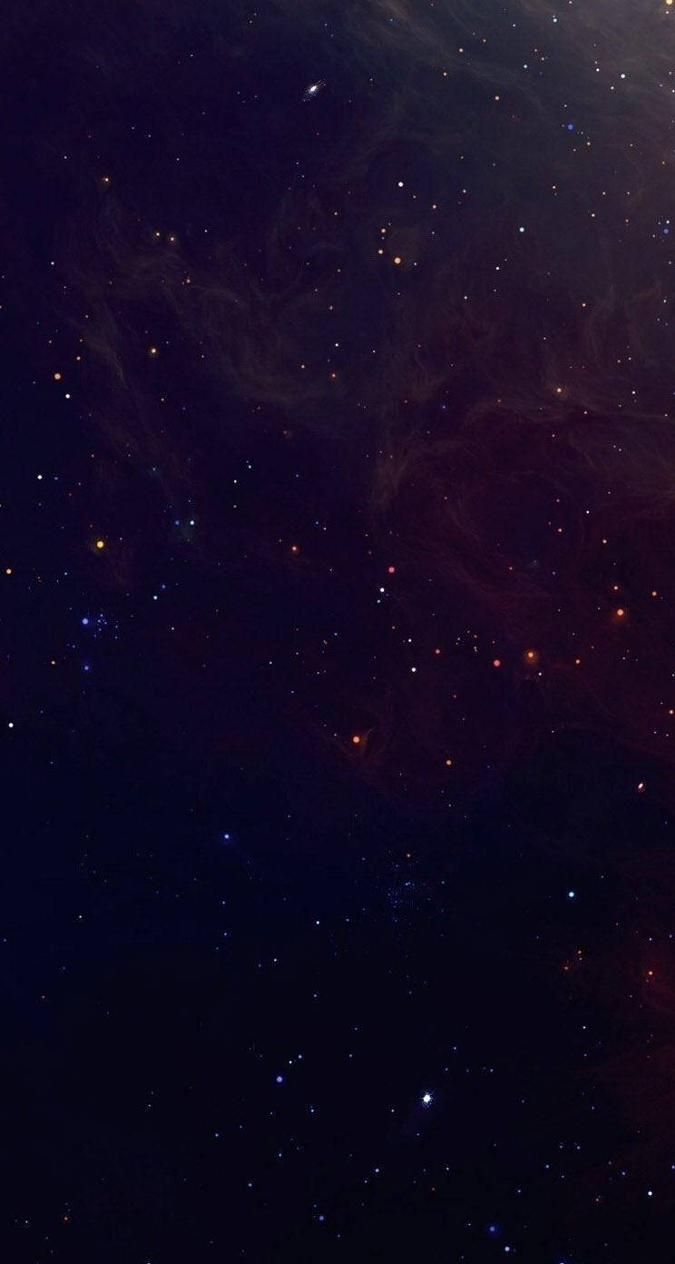 红色星星的暗色手机壁纸 壁纸