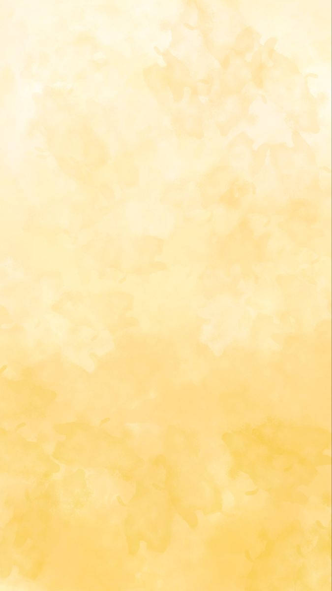 纯黄色水彩画手机壁纸 壁纸