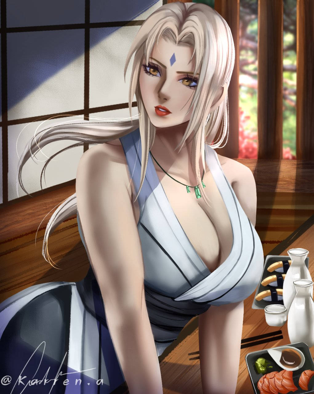 纲手吃寿司
