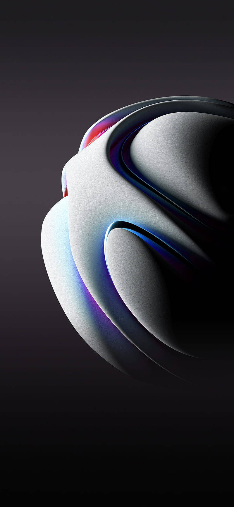 纹理白色物体手机3D壁纸 壁纸