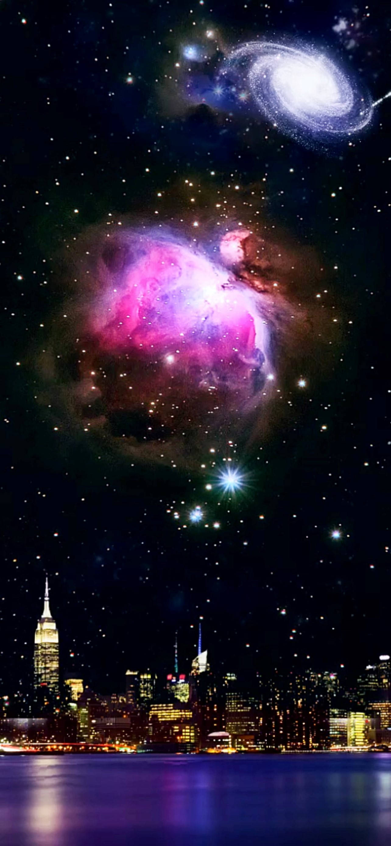 纽约上空宇宙 壁纸