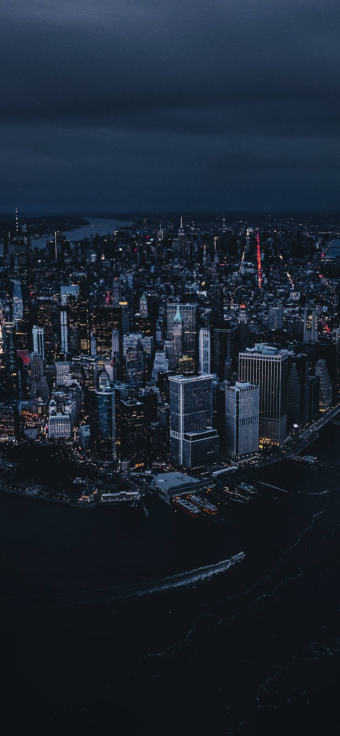 纽约天际线的辉煌全景 壁纸