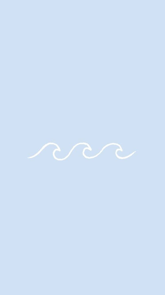 线条艺术波浪唯美风格 壁纸