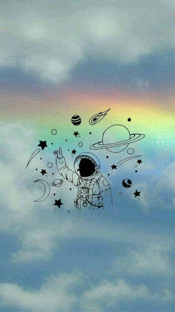 绚彩天空的活力与美丽 壁纸
