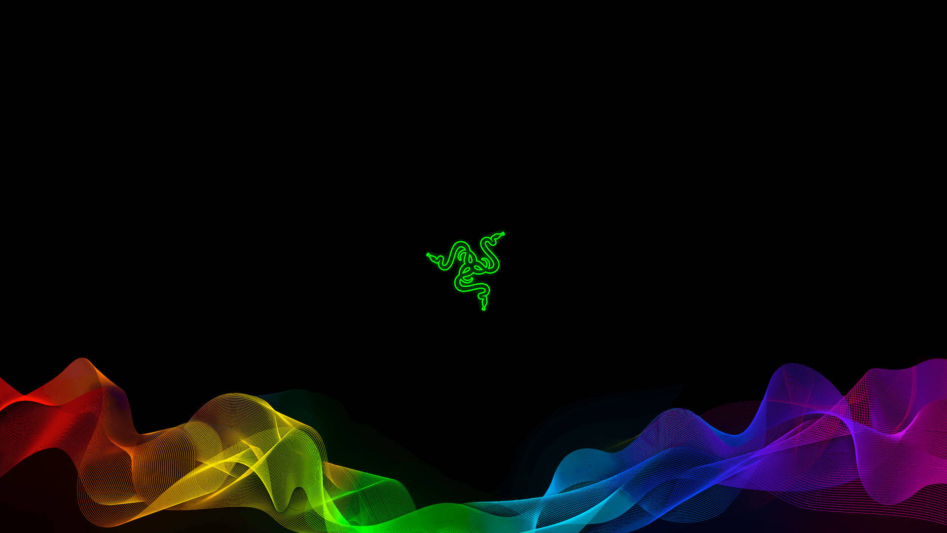 绿色雷蛇RGB 4K 壁纸