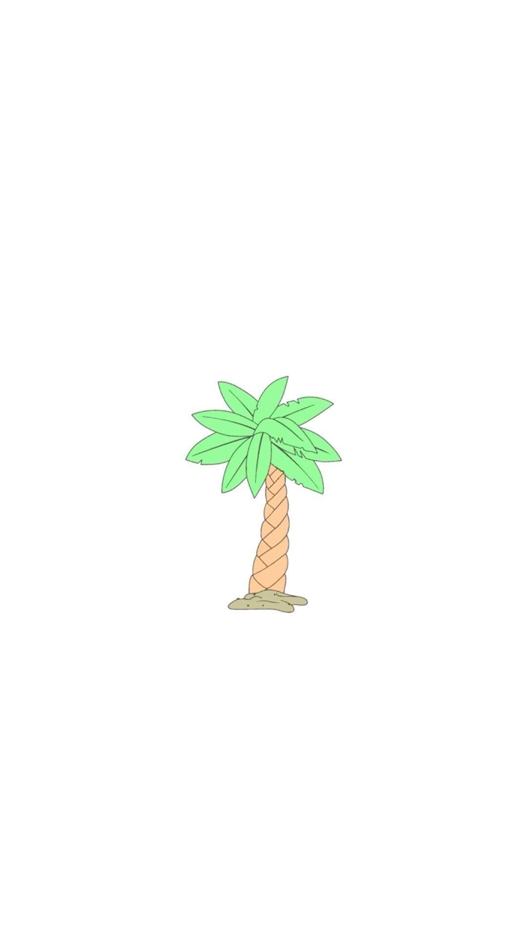 美学白椰树 壁纸
