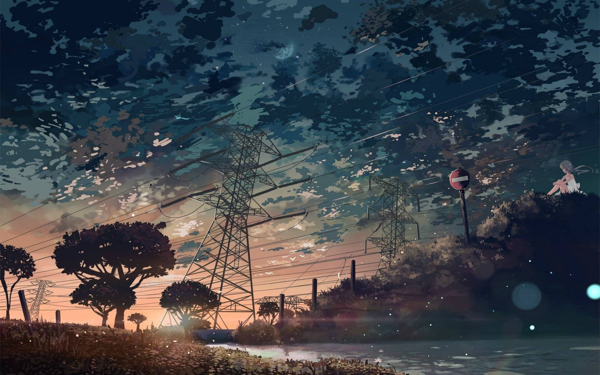 美学艺术塔楼线条 壁纸