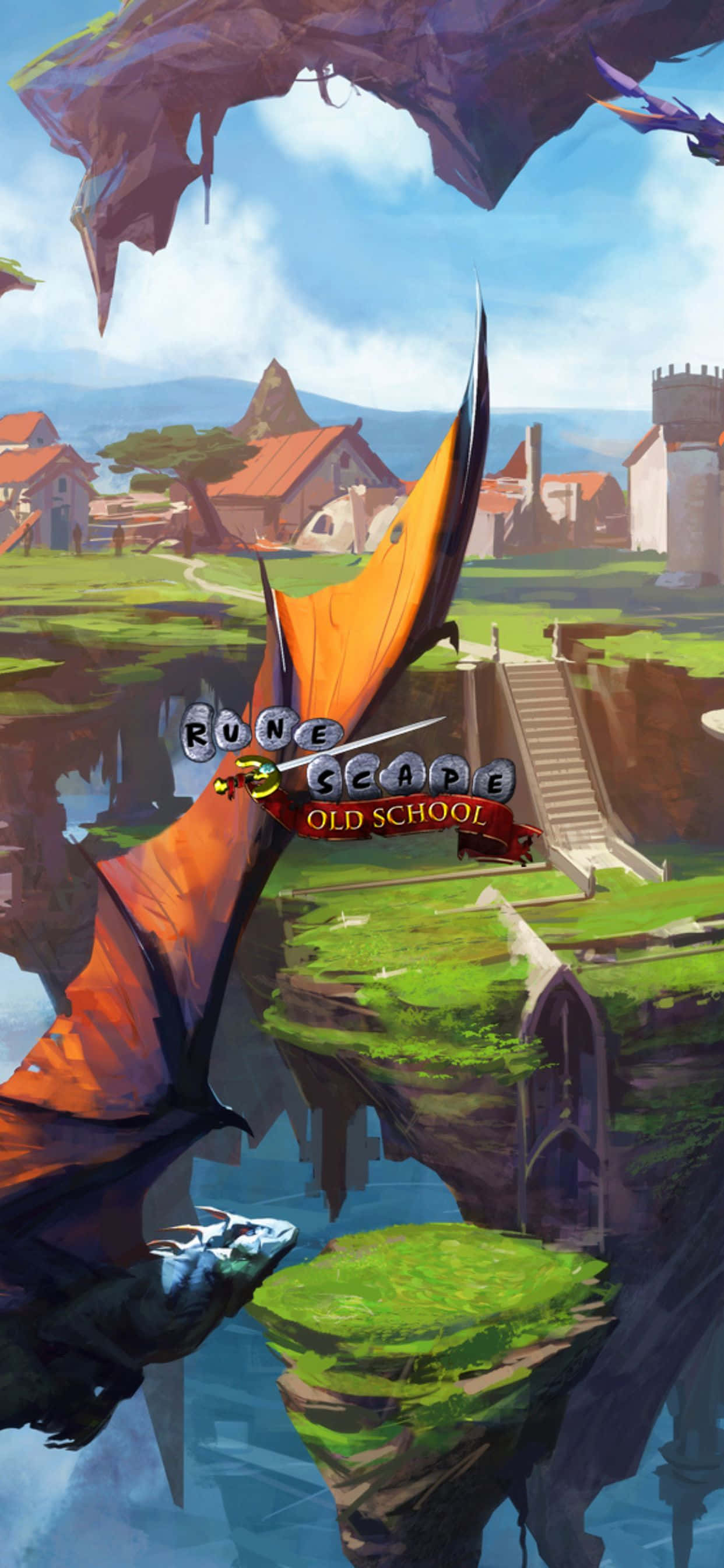 肖像龙 iPhone XS Max Runescape 旧版背景 壁纸