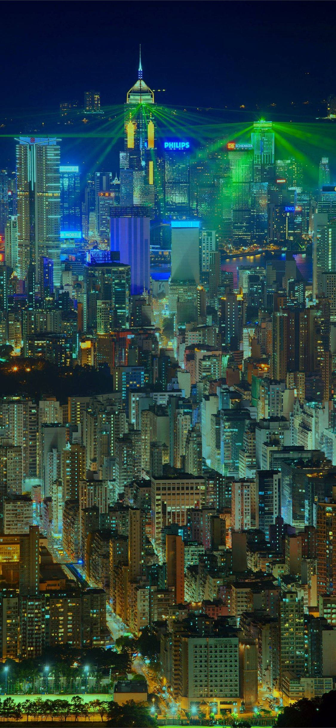 胡志明市绿色激光 壁纸