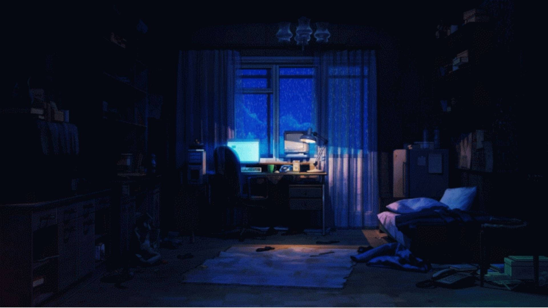 脏乱动漫房间 壁纸
