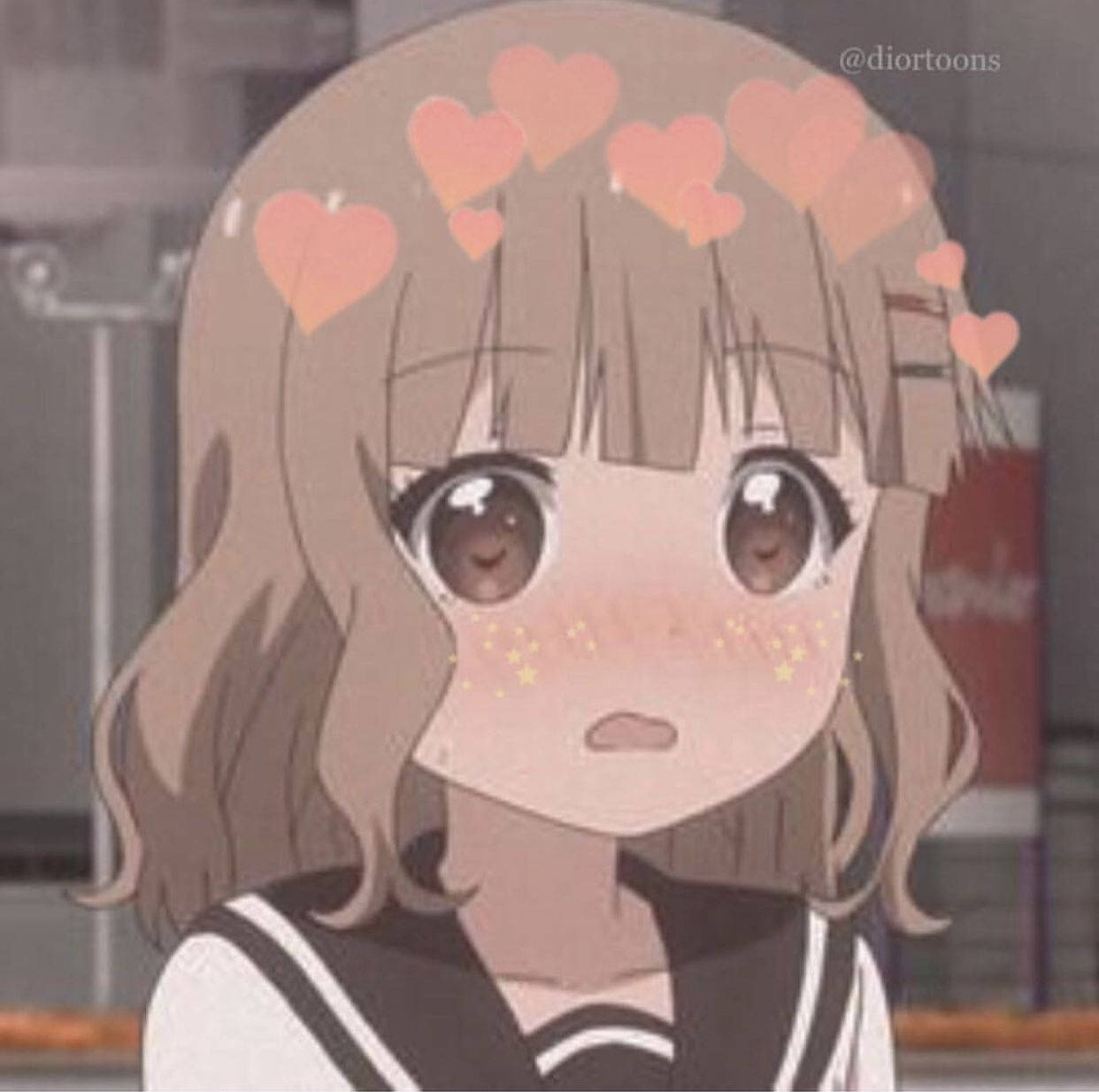 脸红少女Discord头像 壁纸