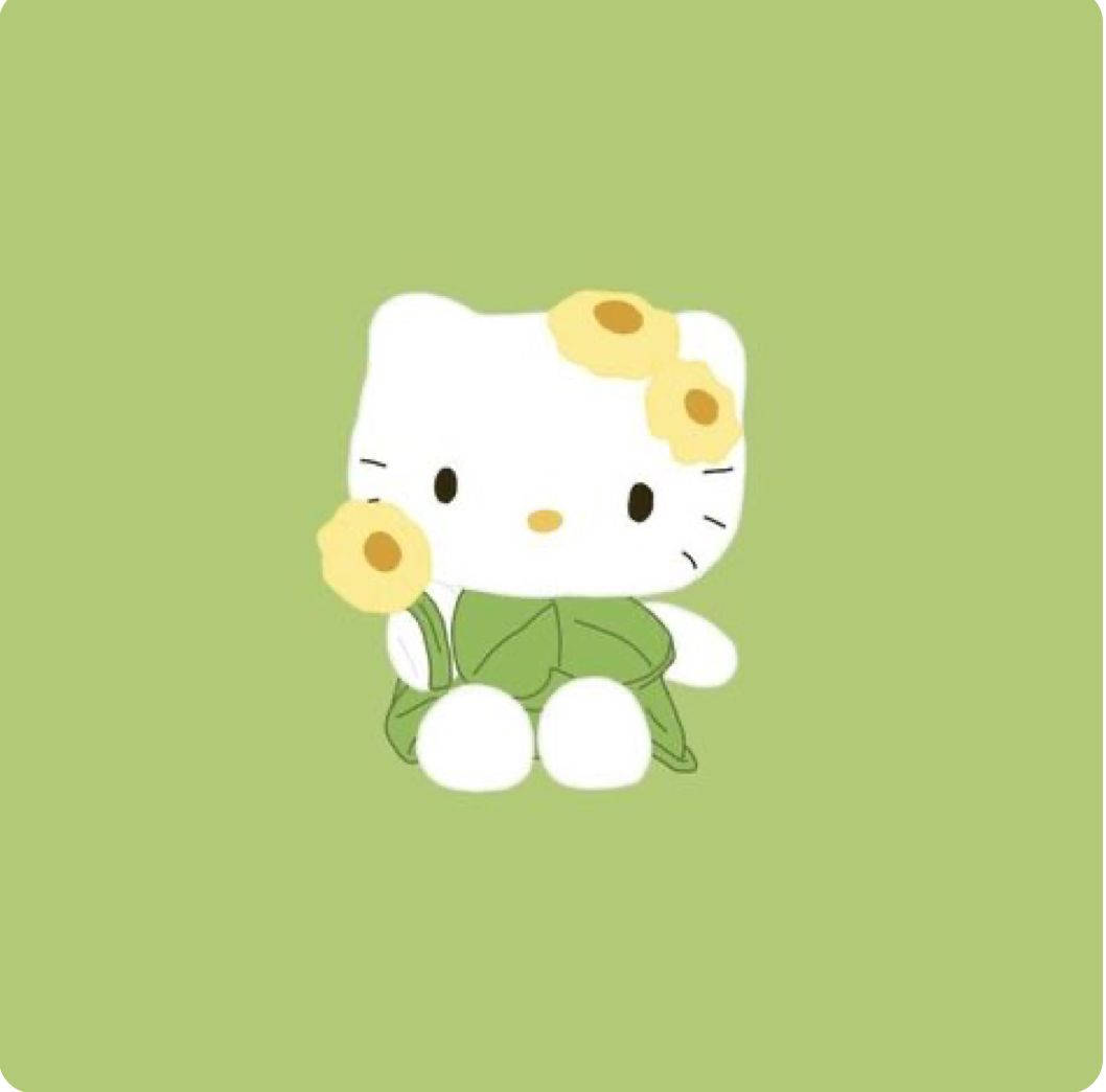 自然与Hello Kitty美学 壁纸