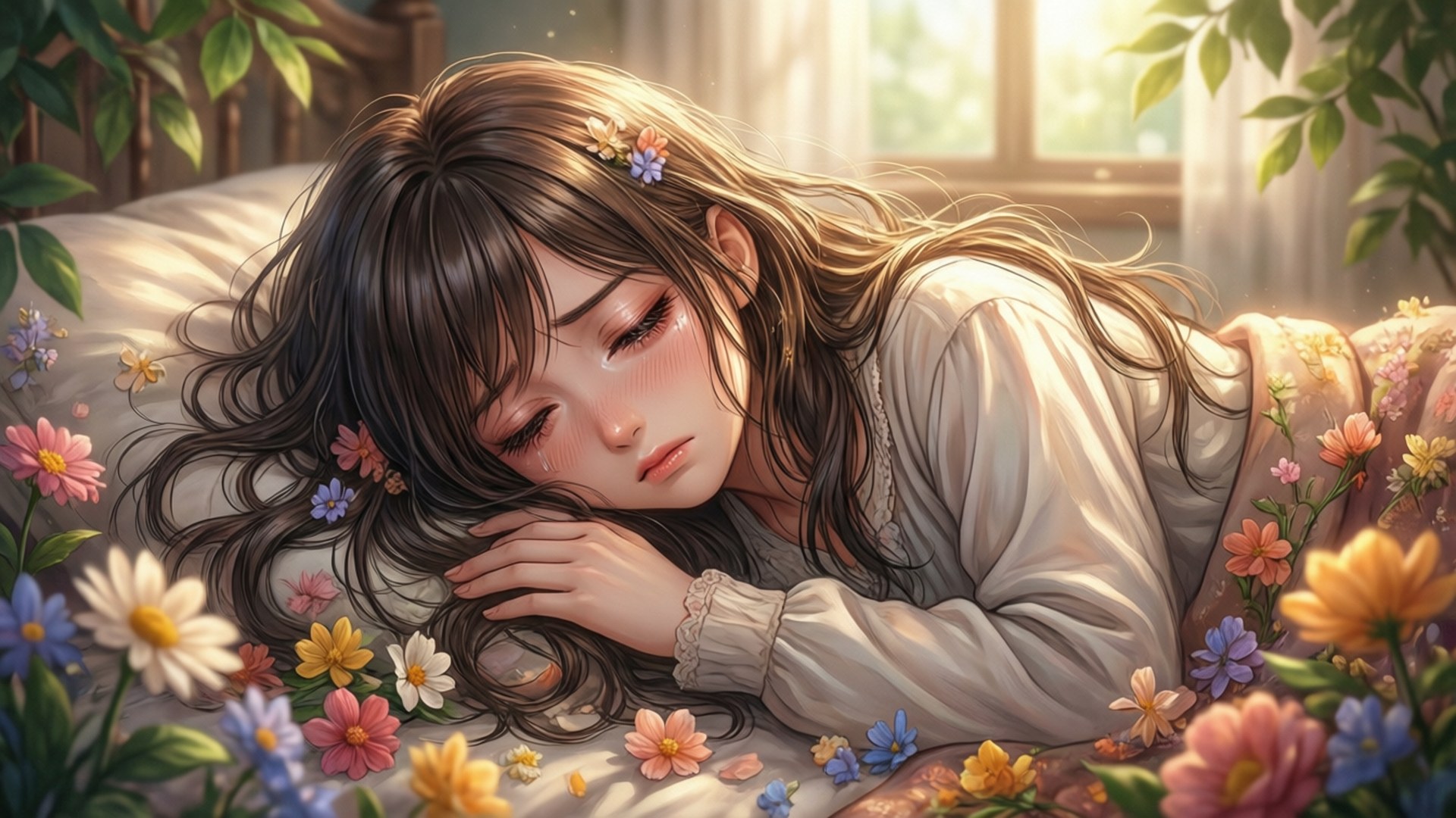 花之哀伤 壁纸