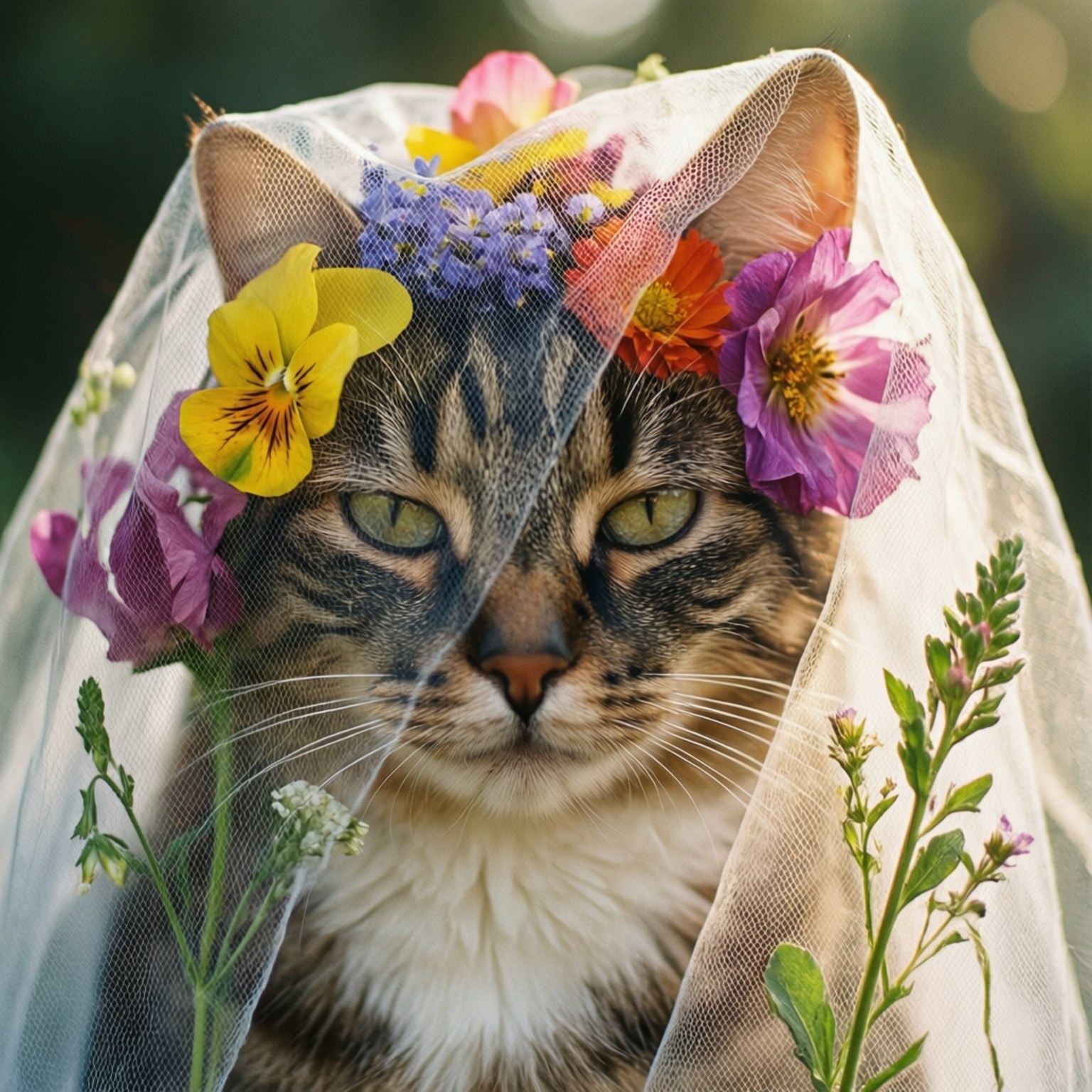 花纱猫 壁纸