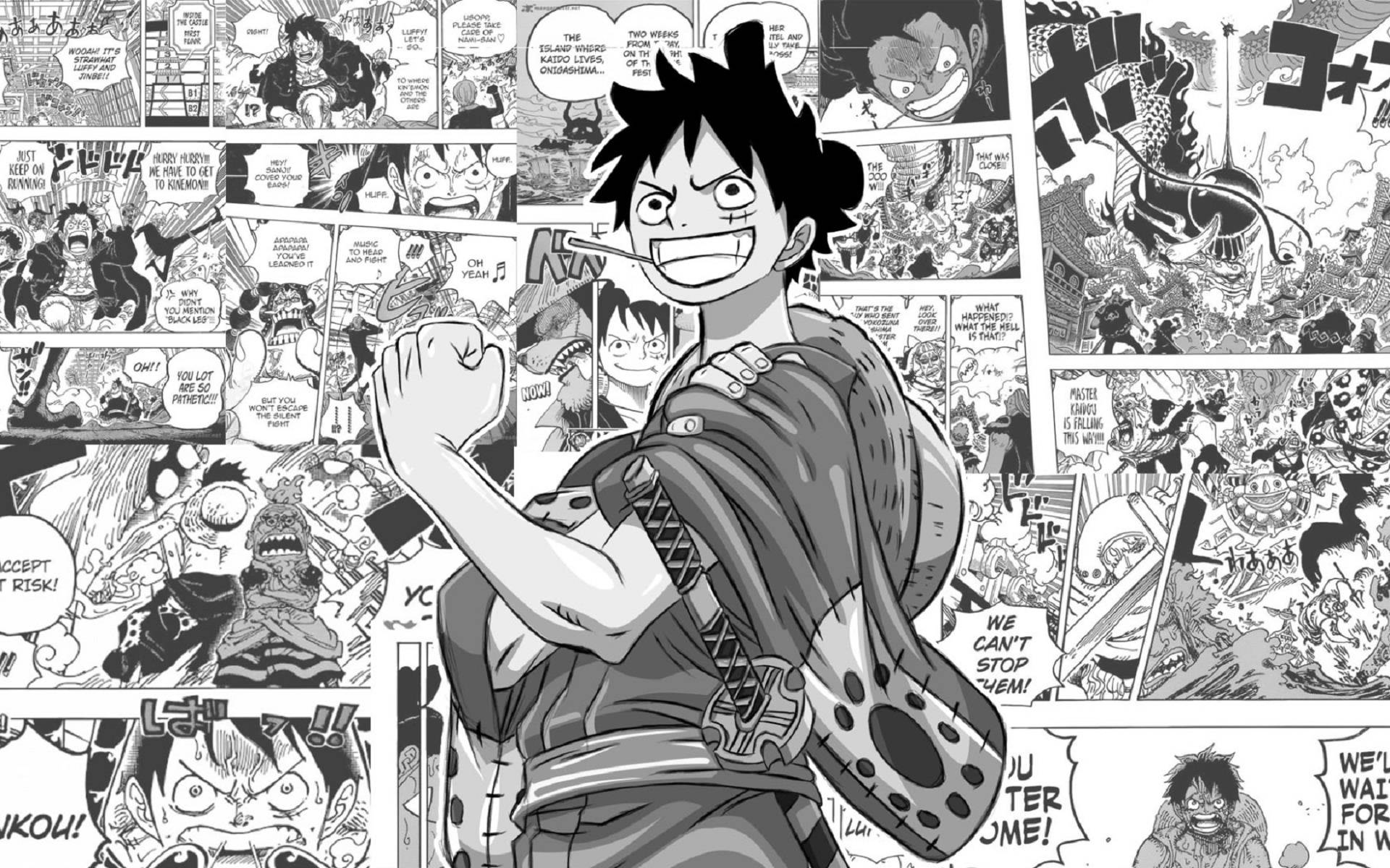 蒙奇·D·路飞漫画分镜 壁纸