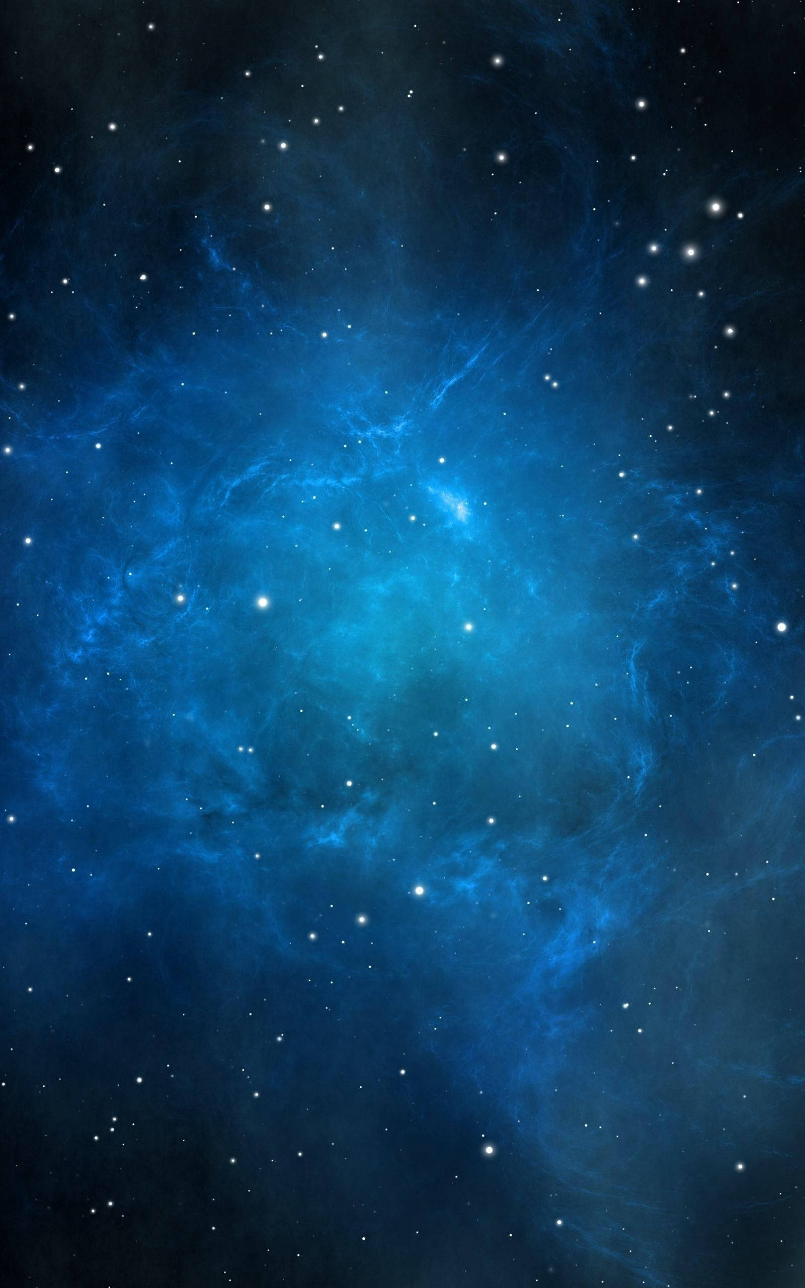 蓝色星系手机图片 壁纸