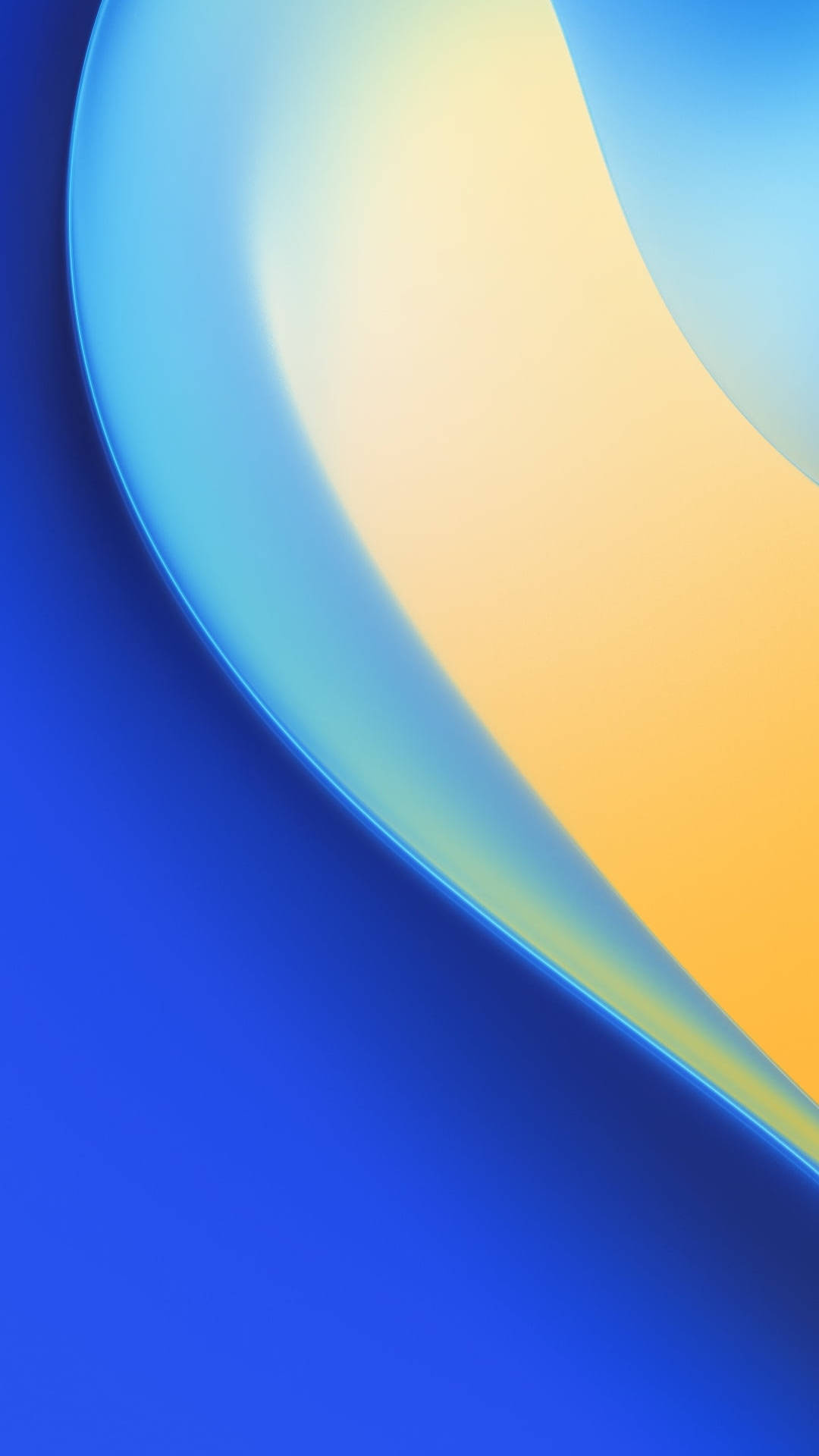 蓝色曲线 iPhone 7 原创 壁纸